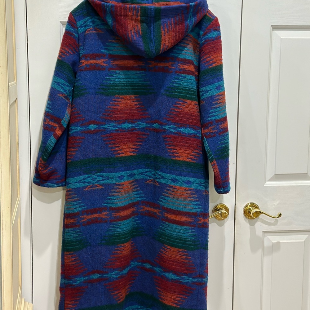 Woolrich Multicolor Long Sleeve Hooded Dress